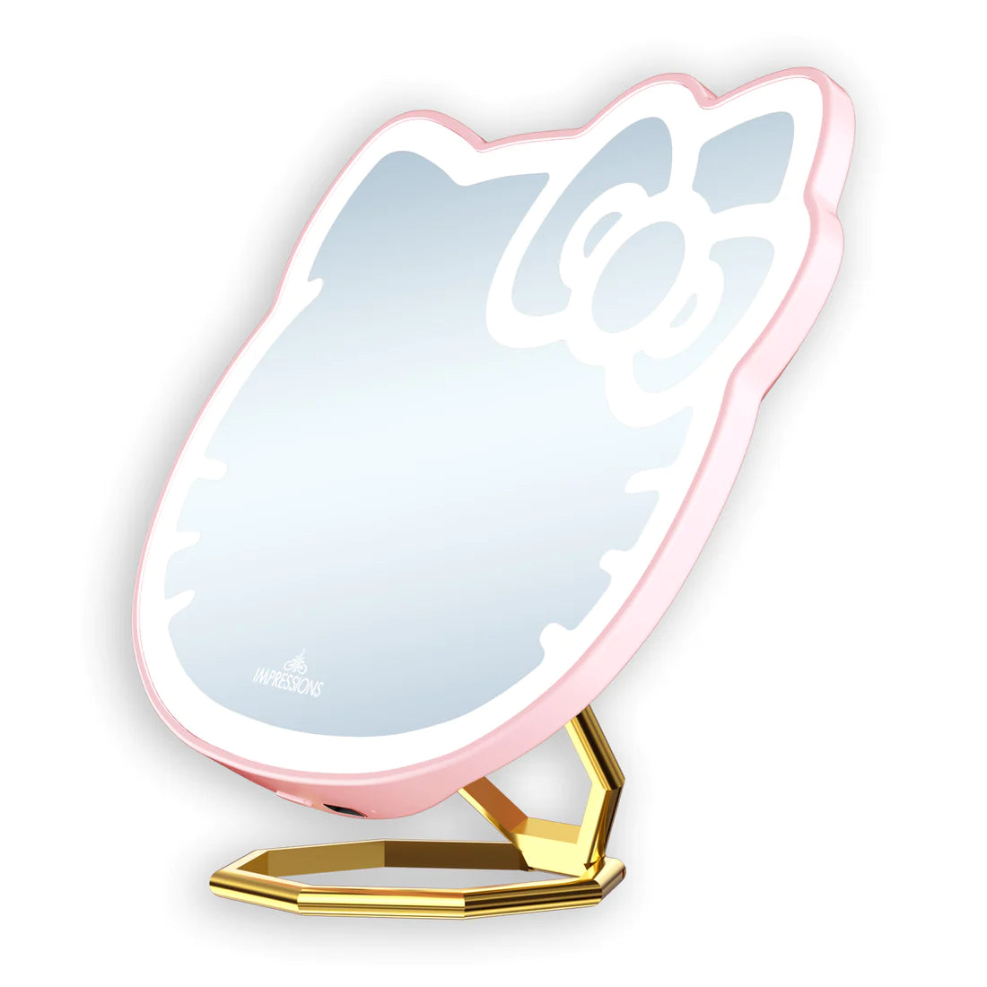 Impressions Vanity - Hello Kitty Pocket Mirror with Ring Stand Pink