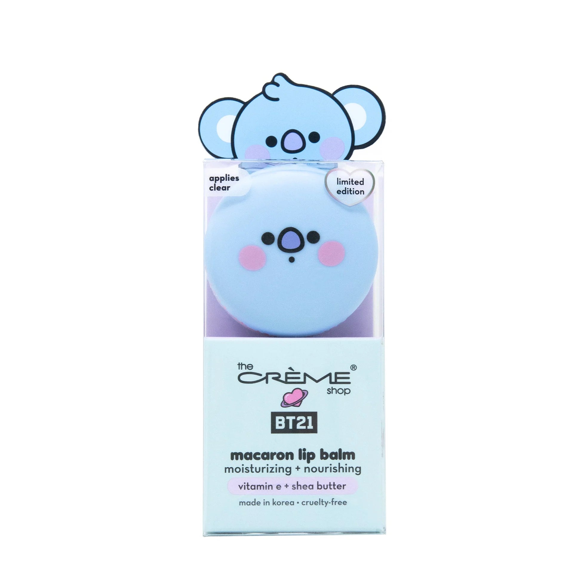 The Creme Shop - BT21 KOYA Macaron Lip Balm - Soda Pop (Clear)