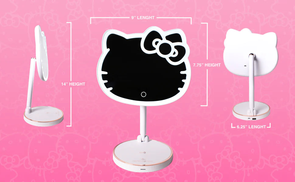 Impressions Vanity - Hello Kitty LED Rechargeable Makeup Mirror