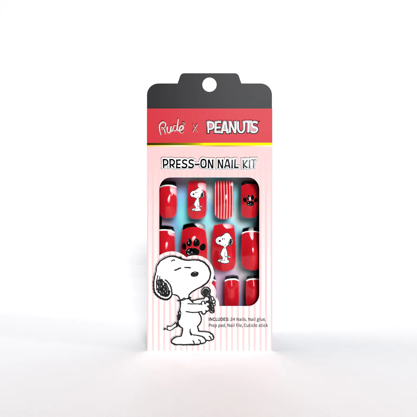Rude Cosmetics - Peanuts Press-On Nail Kit Snoopy