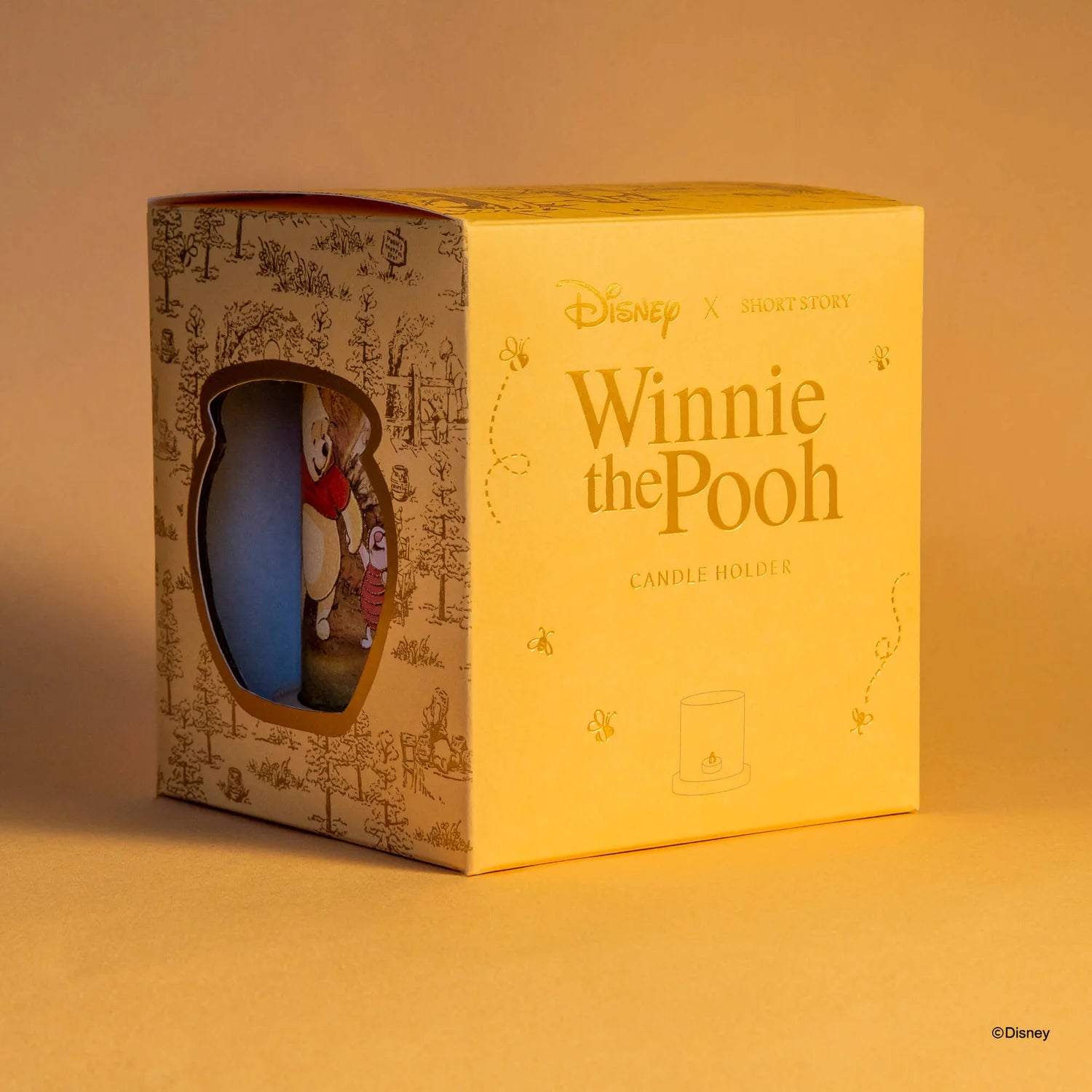 Short Story - Disney Winnie The Pooh Mini Glass Lantern Pooh & Piglet II