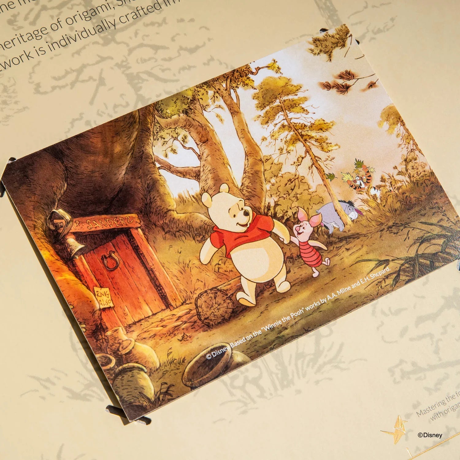 Short Story - Disney White Frame Pooh & Piglet Enjoy Something