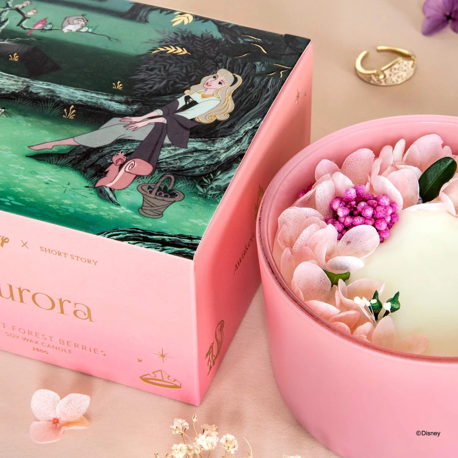 Short Story - Disney Candle Sleeping Beauty Aurora