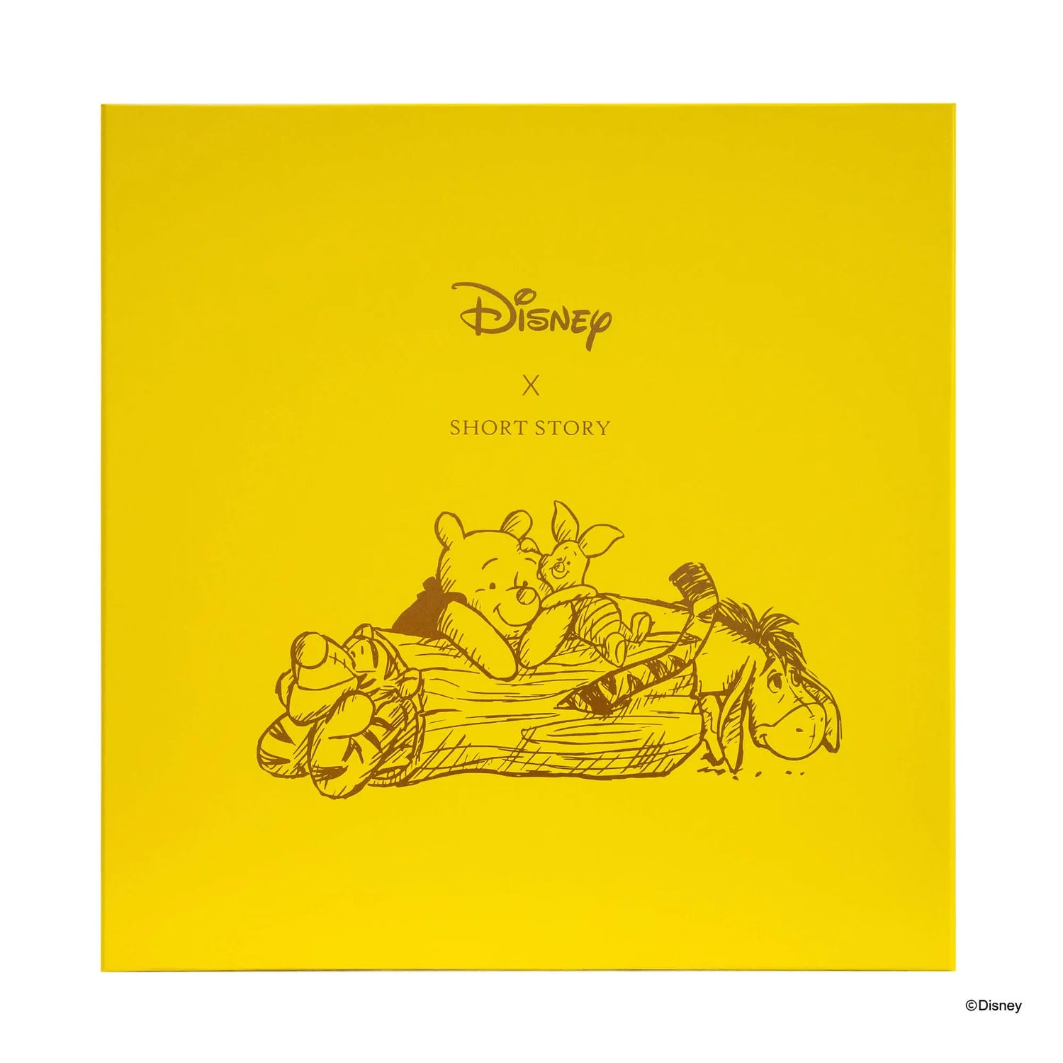Short Story - Disney White Frame Pooh & Piglet Enjoy Something