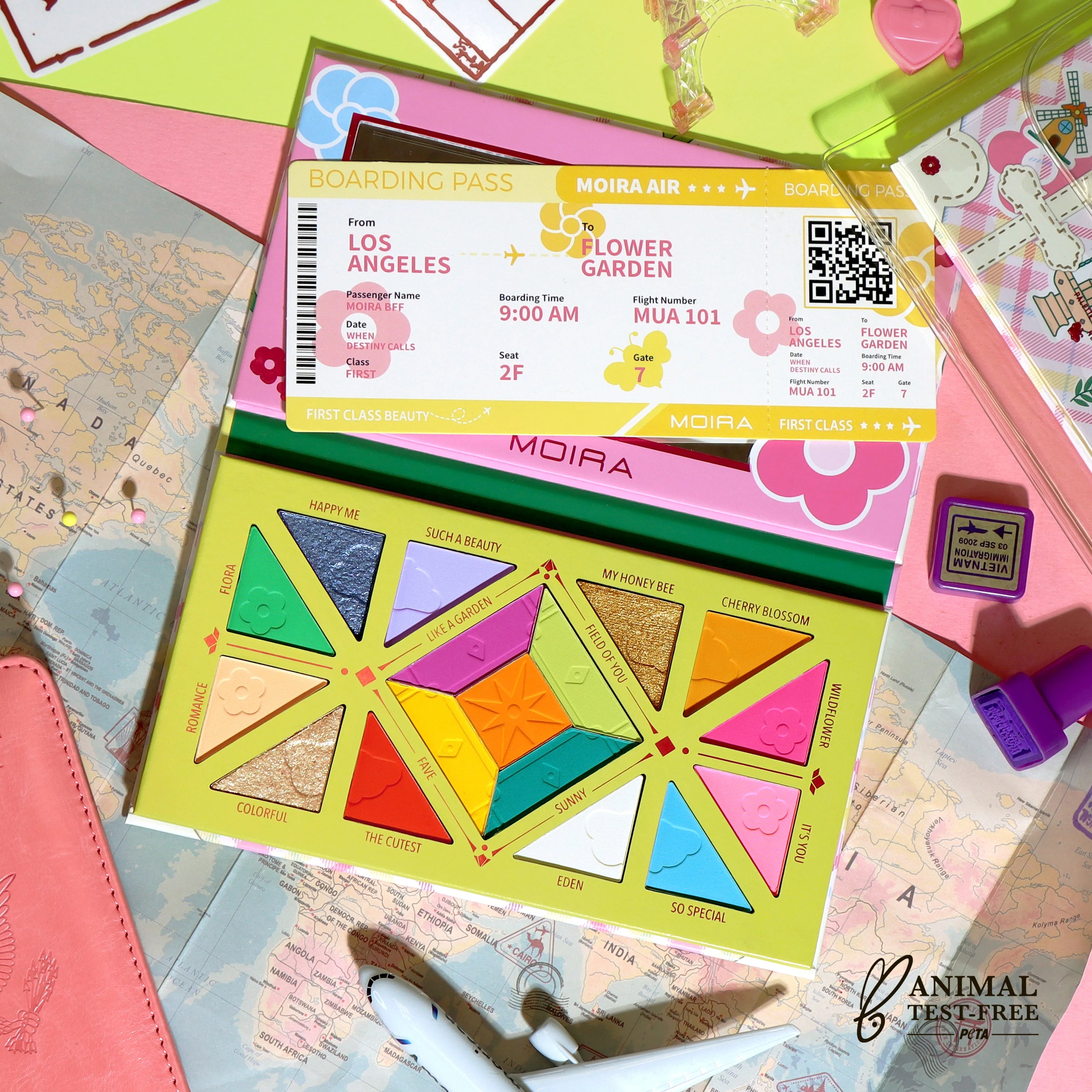 Moira Beauty - Among the Wildflowers Palette