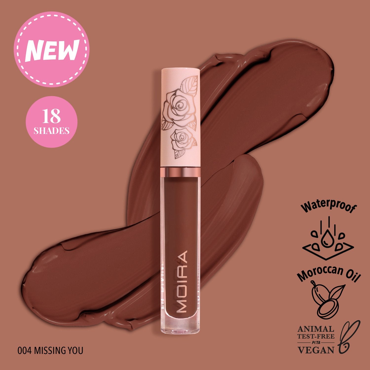 Moira Beauty - Lip Divine Liquid Lipstick Missing You