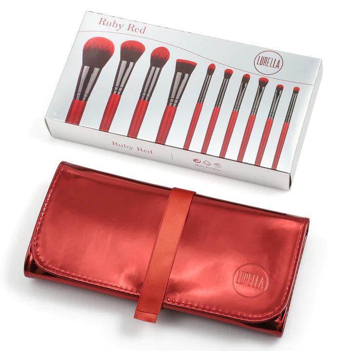 Lurella Cosmetics - Ruby Red Brush Set