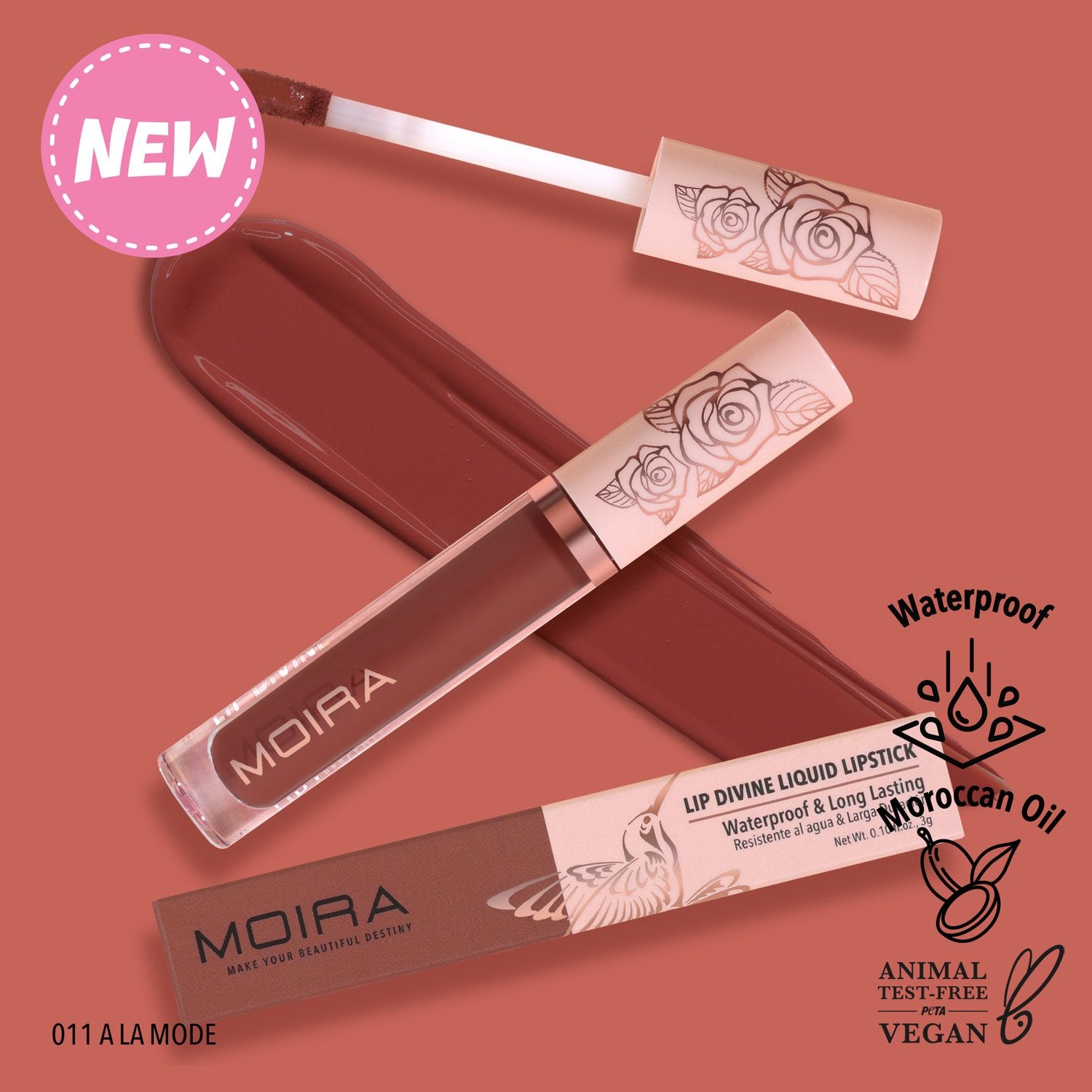 Moira Beauty - Lip Divine Liquid Lipstick A La Mode