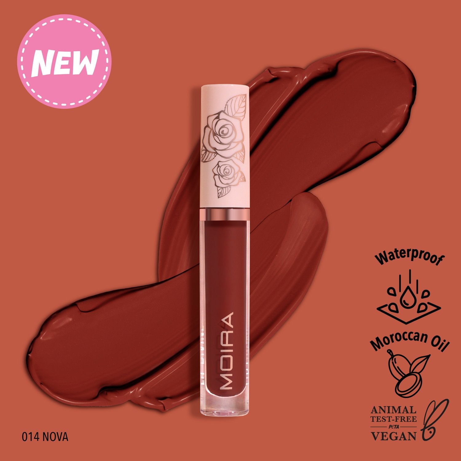 Moira Beauty - Lip Divine Liquid Lipstick Nova