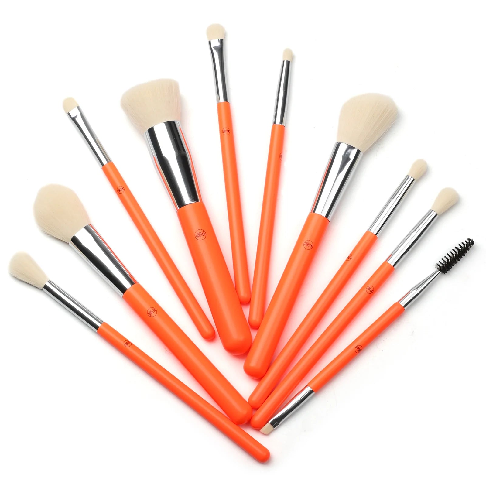 Lurella Cosmetics - Phoenix 10pc Neon Brush Brush Set