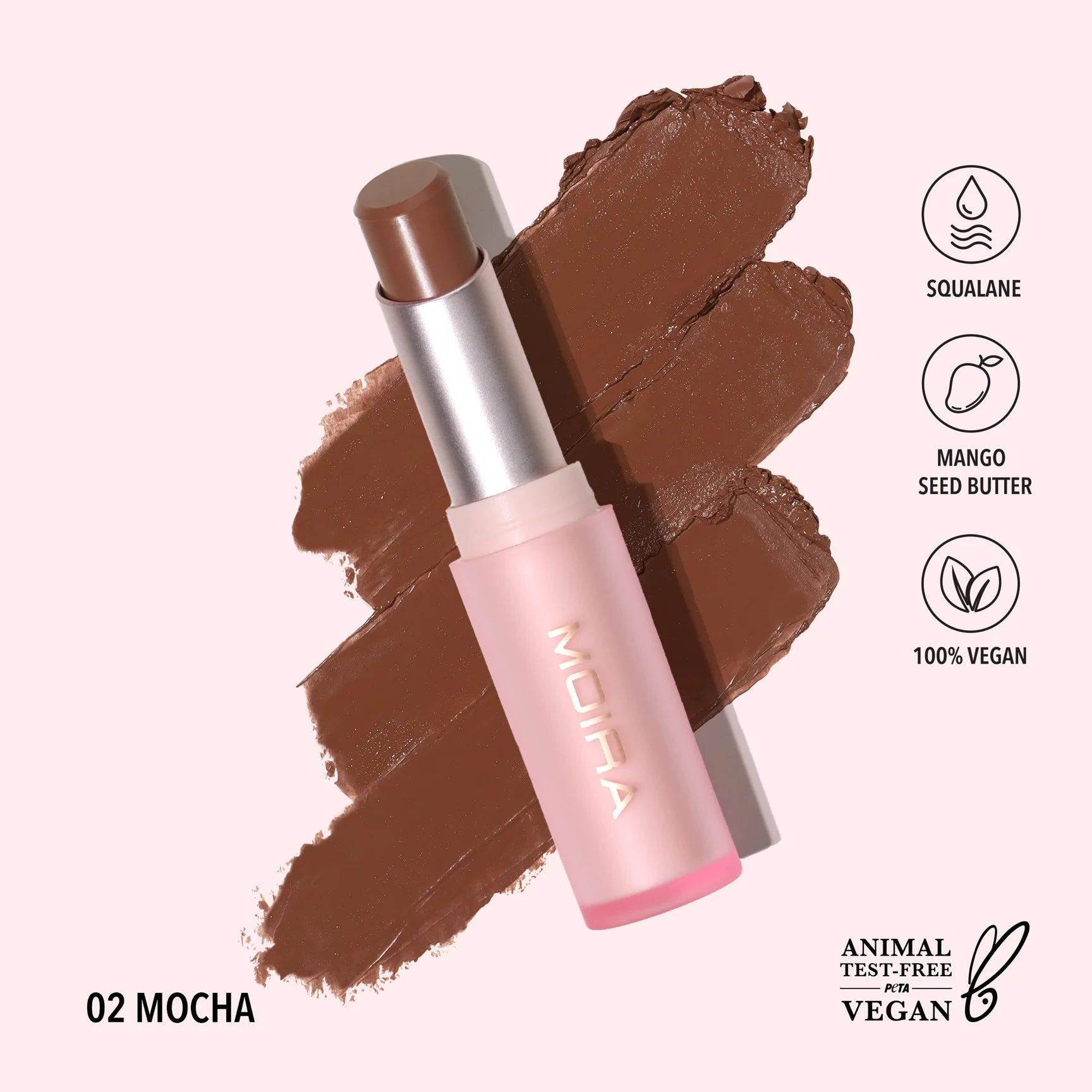 Moira Beauty - Signature Lipstick Mocha