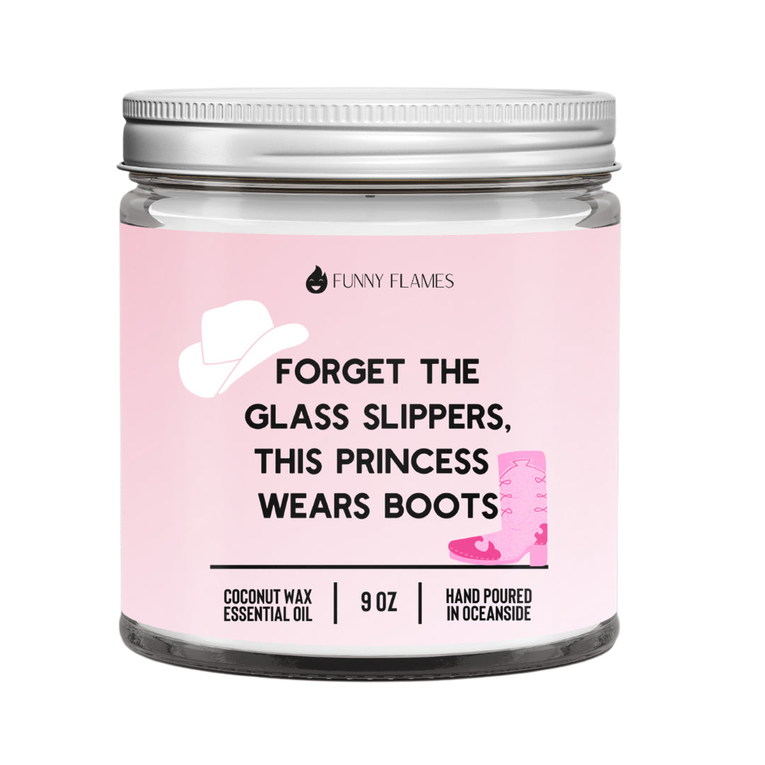 Funny Flames Candle Co - Forget The Glass Slippers Candle