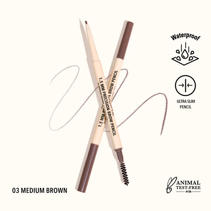 Moira Beauty - Precision Brow Pencil Medium Brown