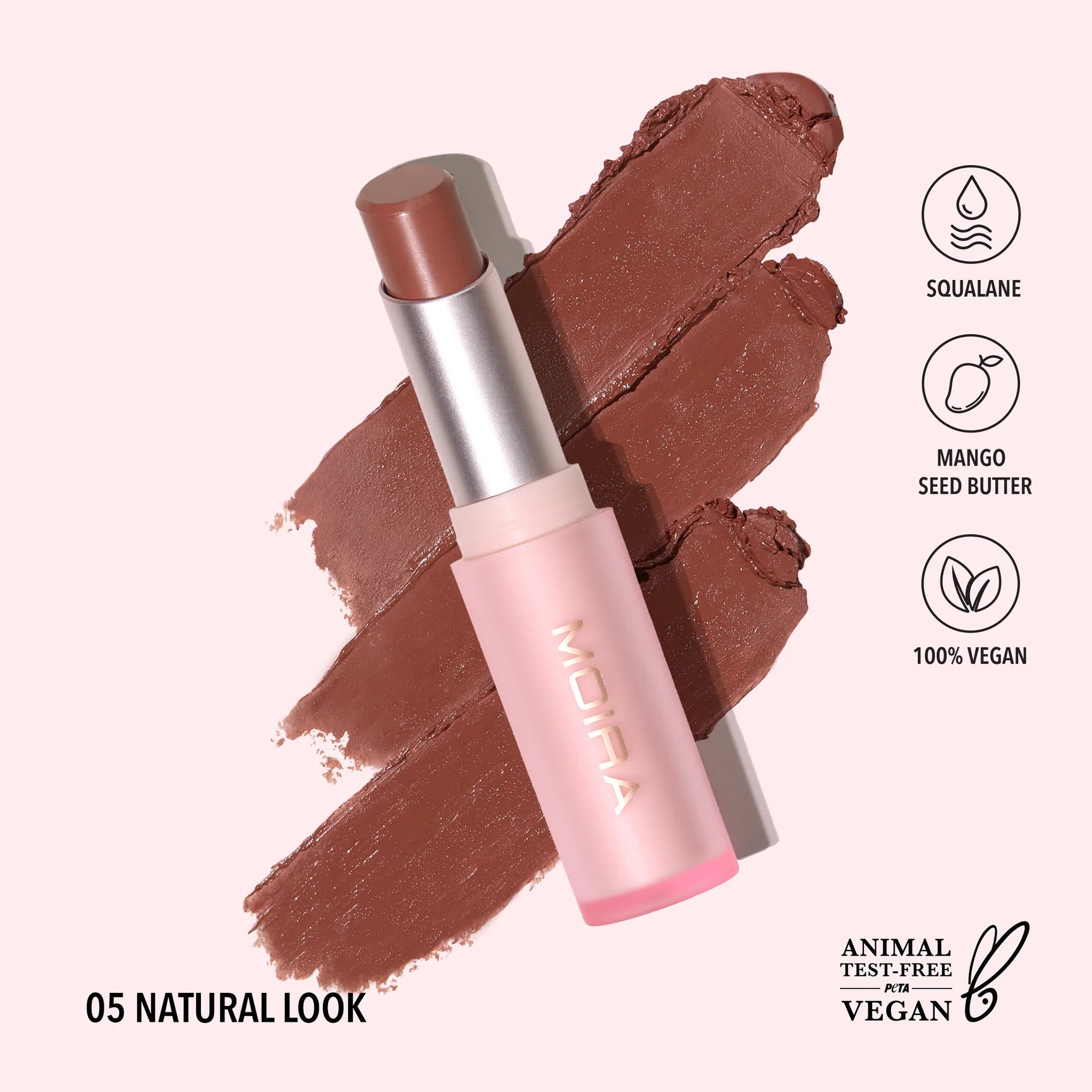 Moira Beauty - Signature Lipstick Natural Look