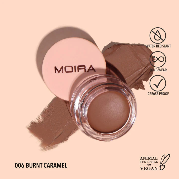 Moira Beauty - Lasting Priming Cream Shadow Burnt Caramel