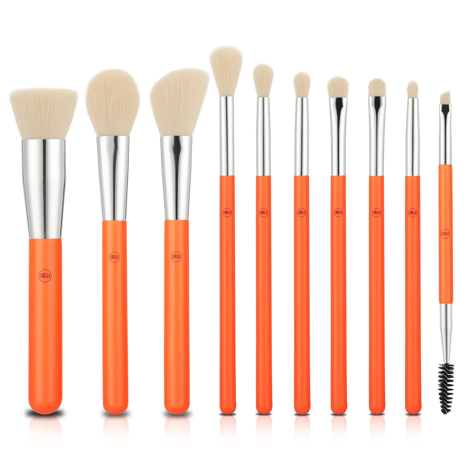Lurella Cosmetics - Phoenix 10pc Neon Brush Brush Set