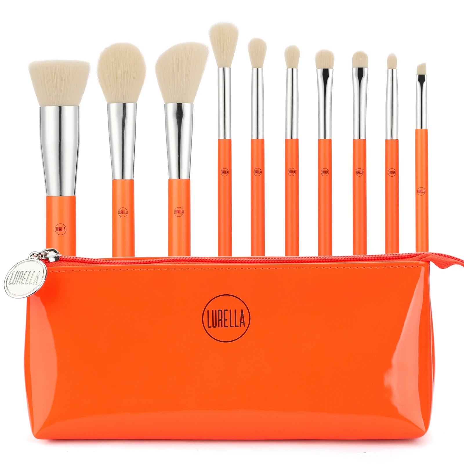 Lurella Cosmetics - Phoenix 10pc Neon Brush Brush Set