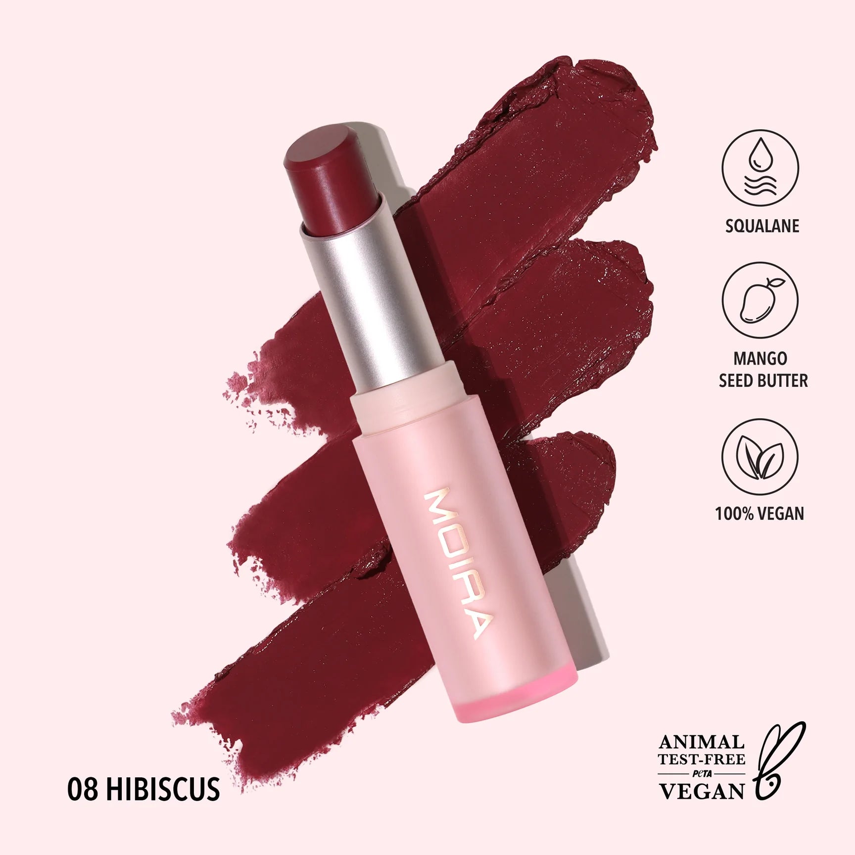Moira Beauty - Signature Lipstick Hibiscus