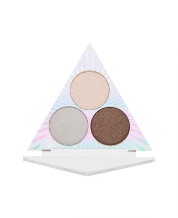 Wet n Wild - Crystal Cavern Mega Glo Eyeshadow Trio Palette - Clear Quartz