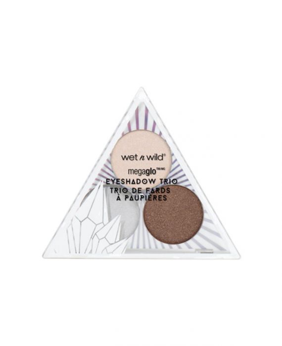 Wet n Wild - Crystal Cavern Mega Glo Eyeshadow Trio Palette - Clear Quartz