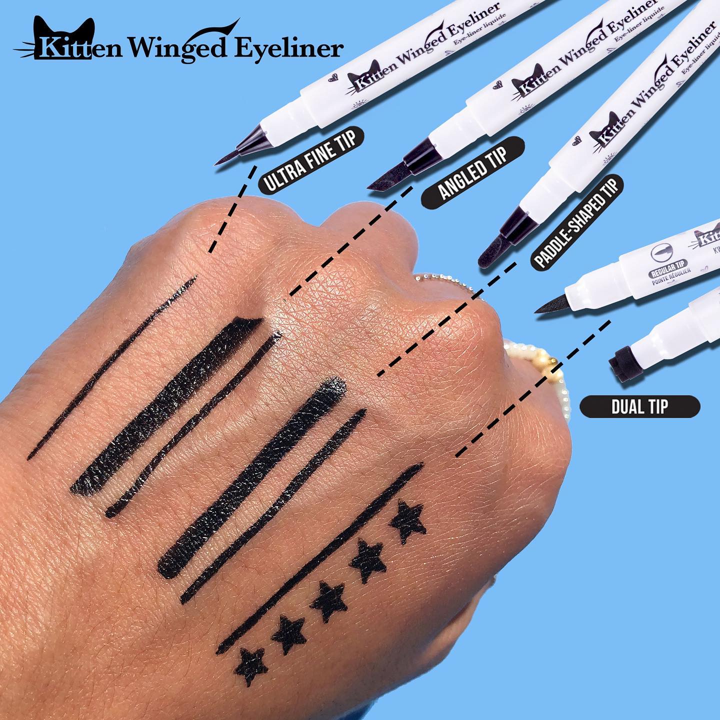 J.Cat Beauty - Kitten Winged Eyeliner Ultra Fine Tip