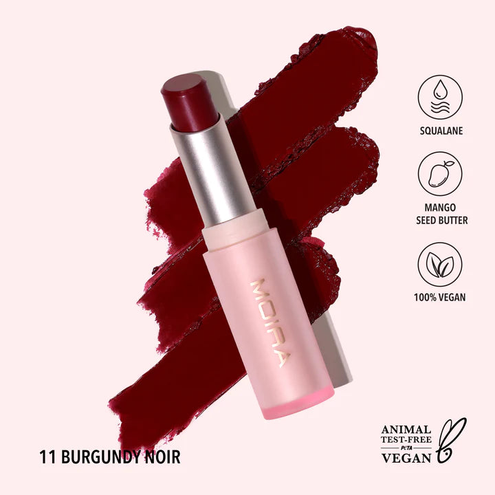 Moira Beauty - Signature Lipstick Burgundy Noir