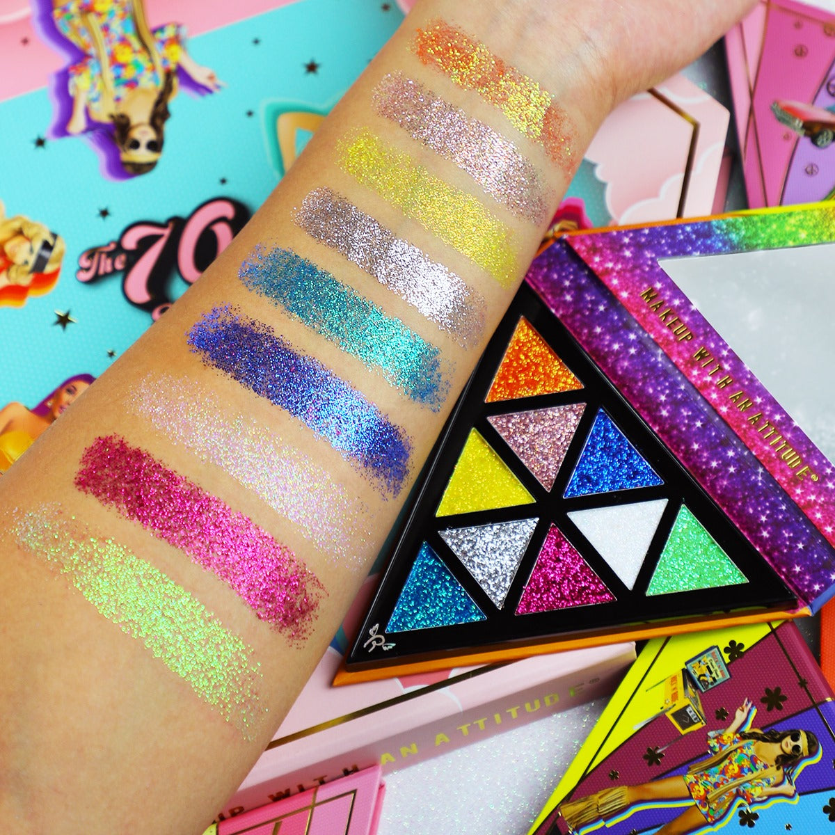 Rude Cosmetics - The 70s Palette Bohemian Diva