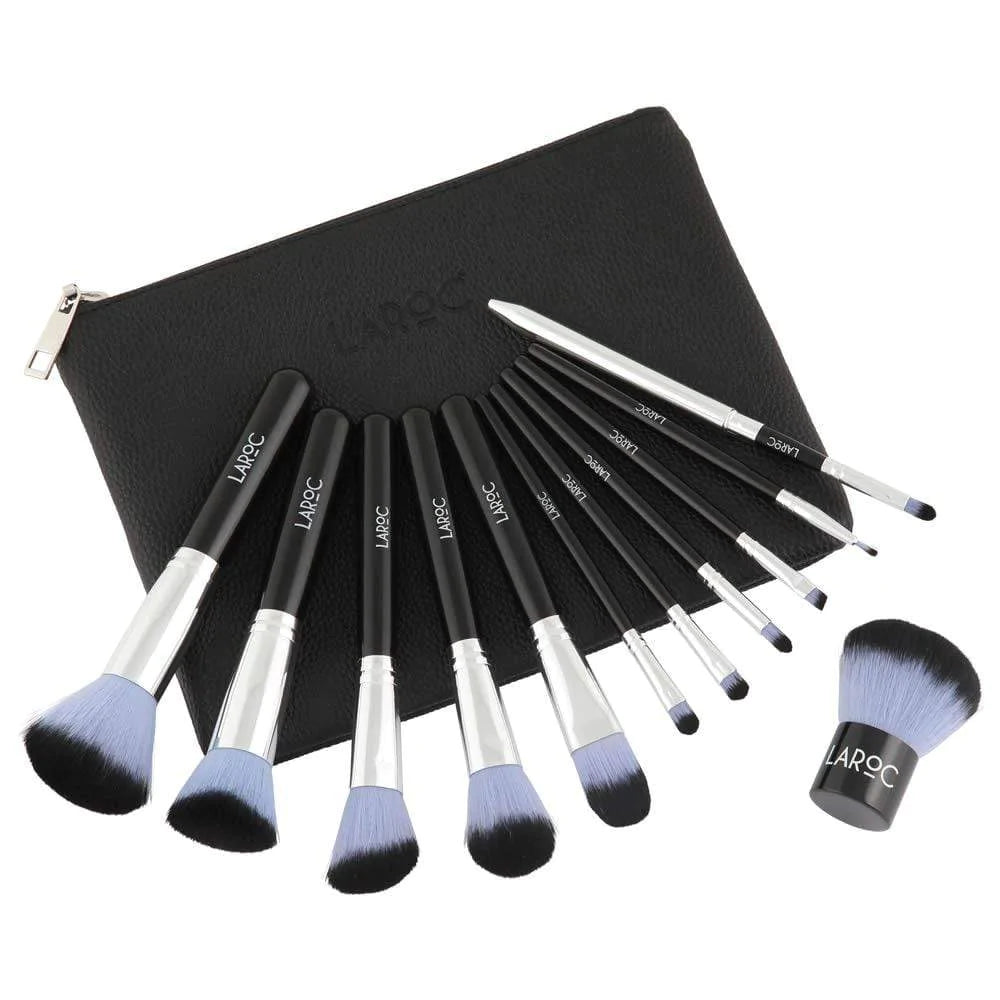 LaRoc - Blue Kabuki Brush Set