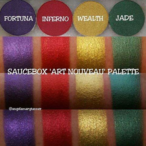 SauceBox Cosmetics - Art Nouveau Palette