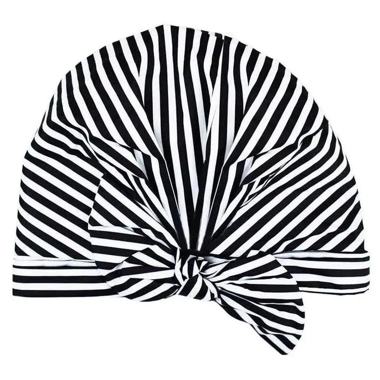 Kitsch - Luxury Shower Cap - Stripes