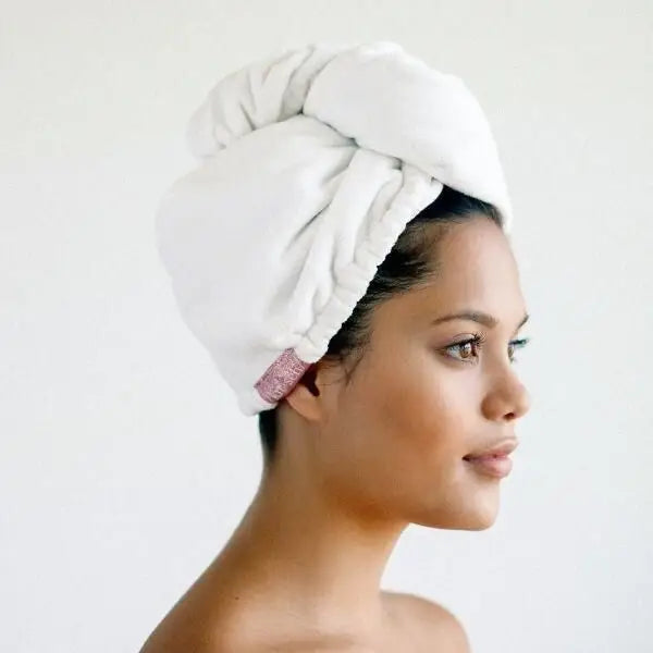 Kitsch - Quick Dry Hair Towel - White