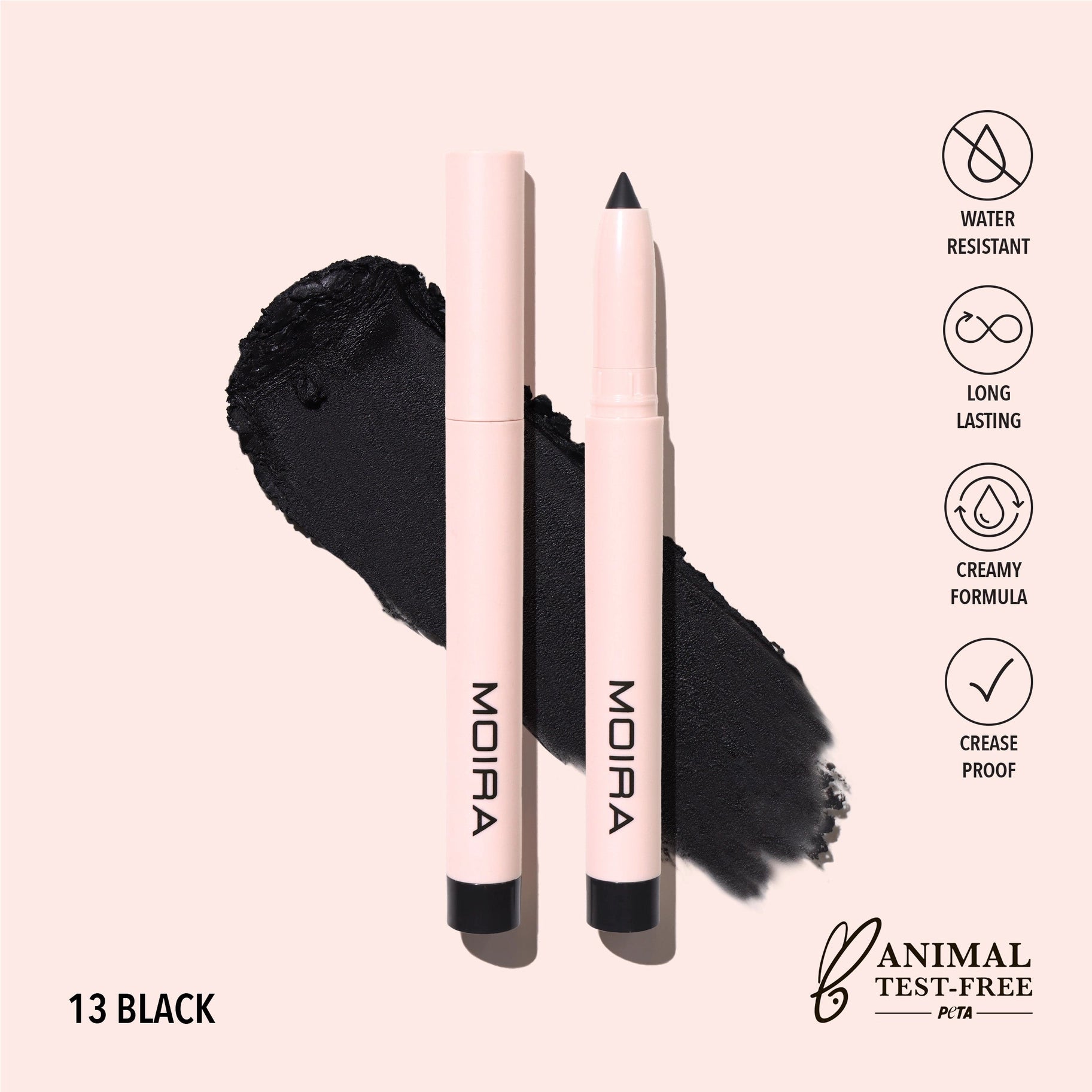 Moira Beauty - At Glance Stick Shadow Black