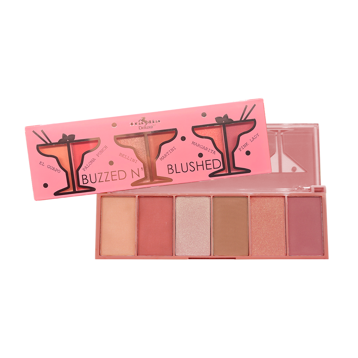 Italia Deluxe - Buzzed N' Blushed Blush & Highlighter Palette 2