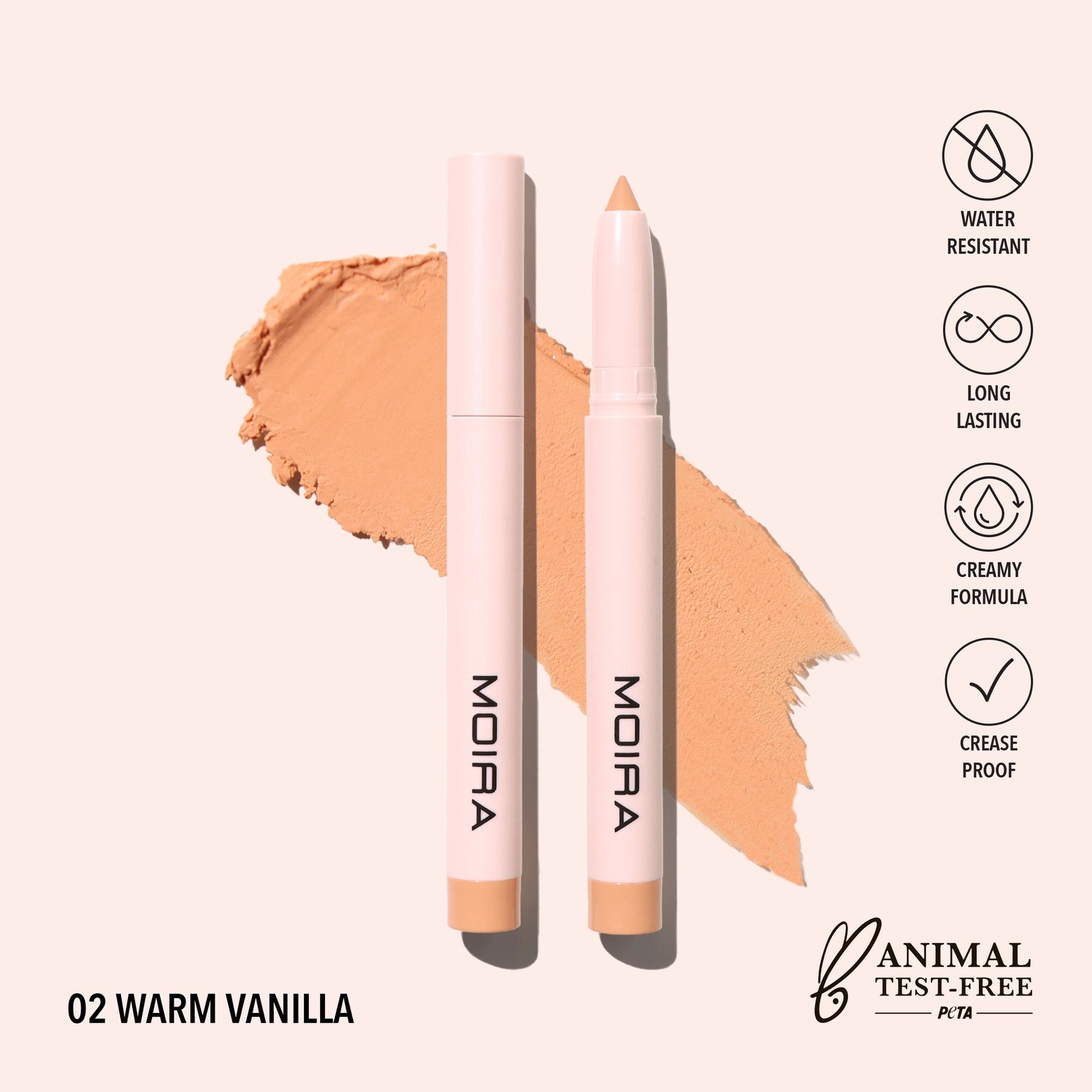 Moira Beauty - At Glance Stick Shadow Warm Vanilla