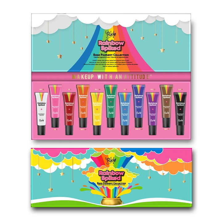 Rude Cosmetics - Rainbow Spiked Vibrant Base Pigment Collection