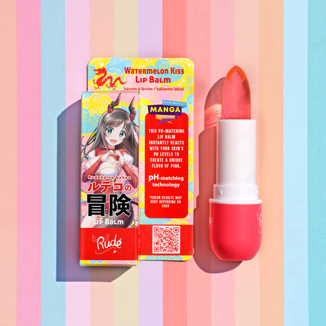 Rude Cosmetics - Manga Collection Lip Balm Watermelon Kiss