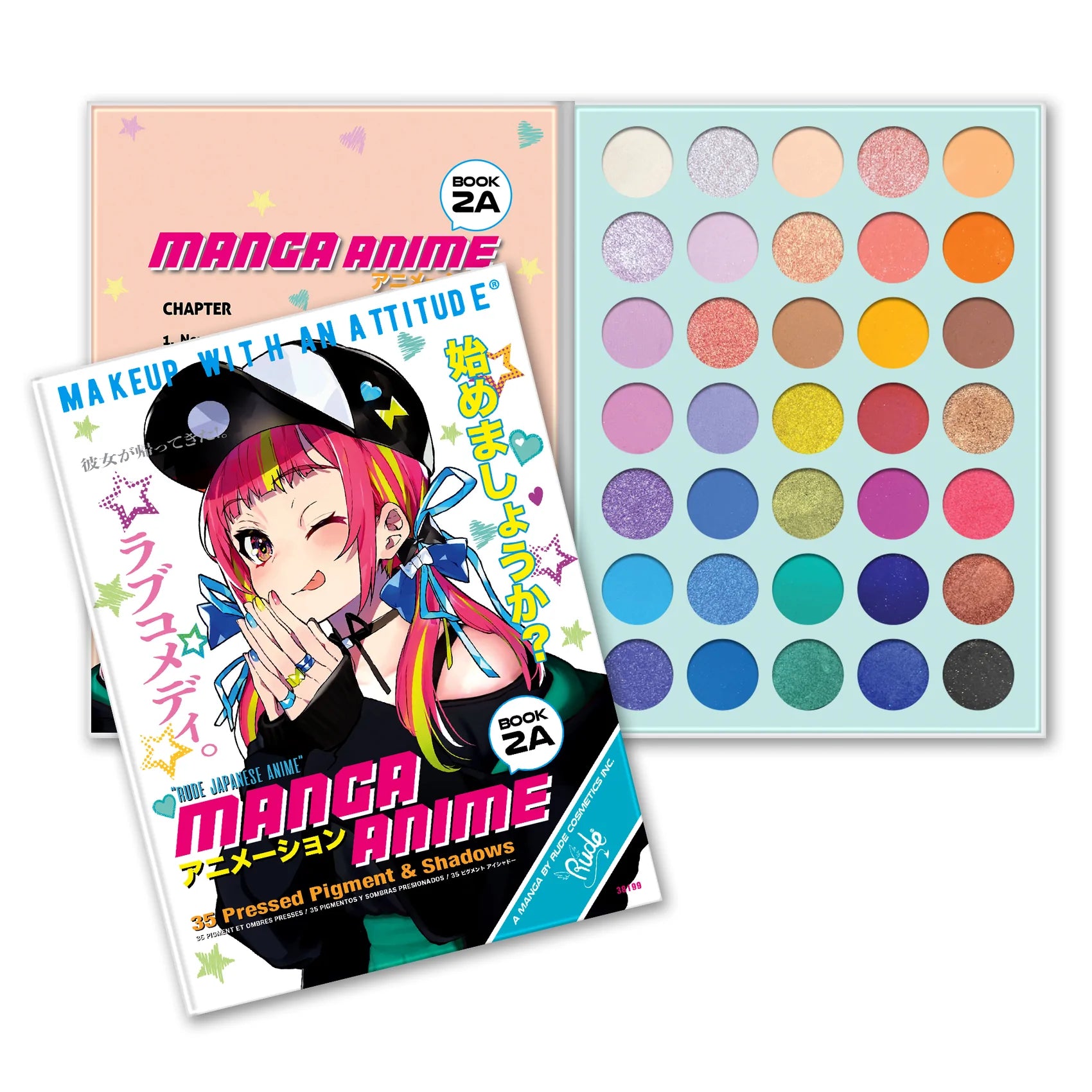 Rude Cosmetics - Manga Anime Book 2A Palette