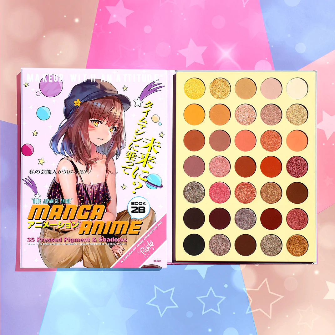 Rude Cosmetics - Manga Anime Book 2B Palette