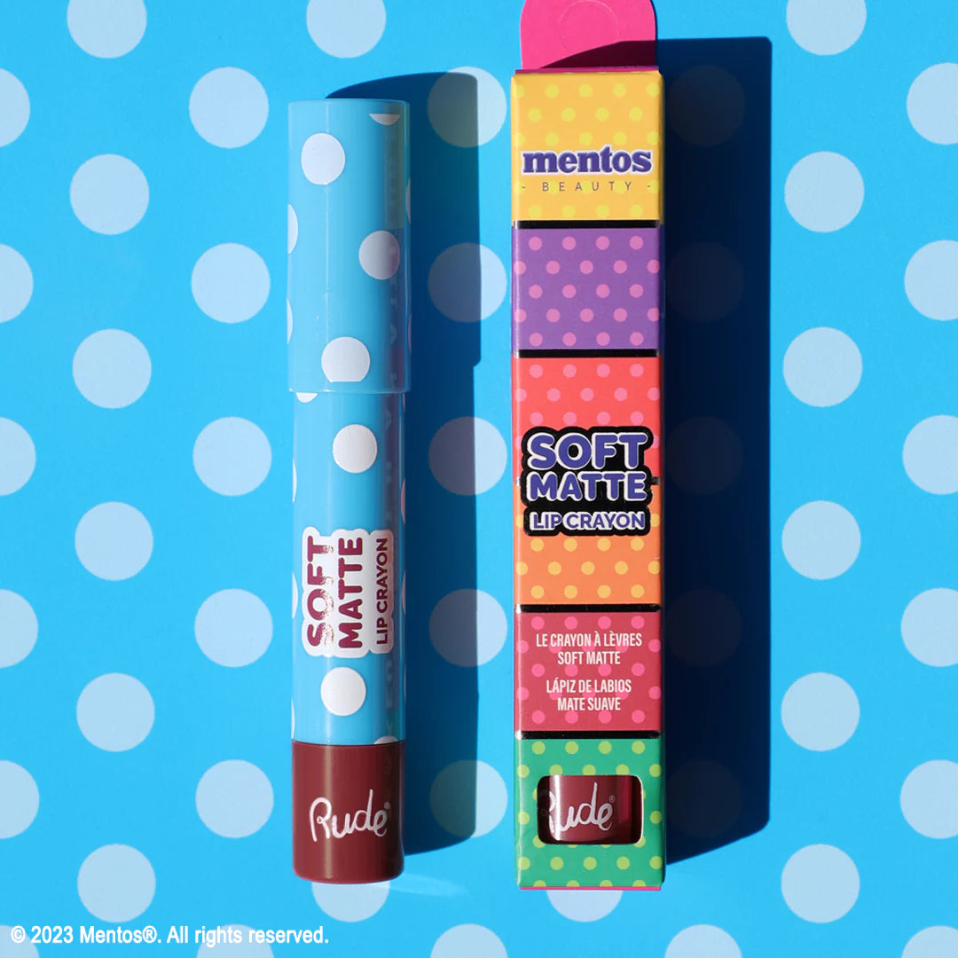 Rude Cosmetics - Mentos Soft Matte Lip Crayon Dark Cherry