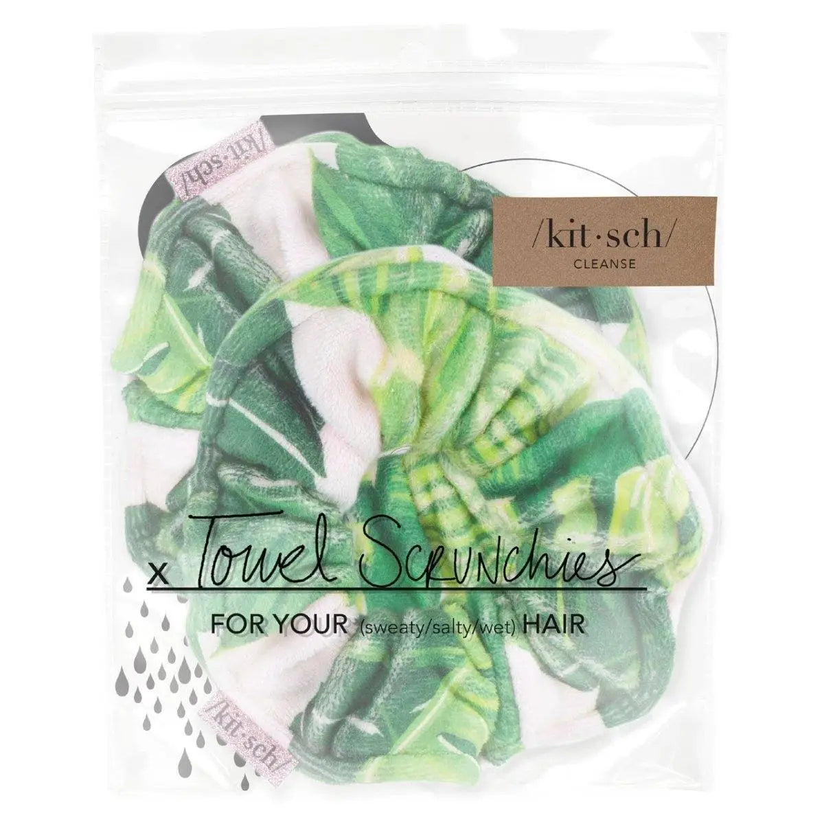 Kitsch - Towel Scrunchie 2 Pack - Palm Print