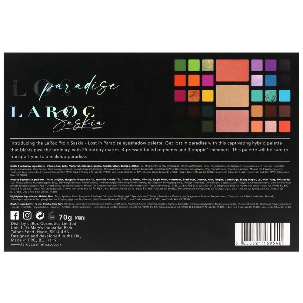 LaRoc - Lost In Paradise Palette By Saskia