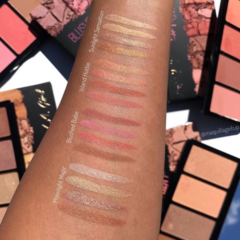 L.A. GIRL Fanatic Moonlight Magic Highlighter Palette – Leuchtendes Highlight Für Wangen & Gesicht