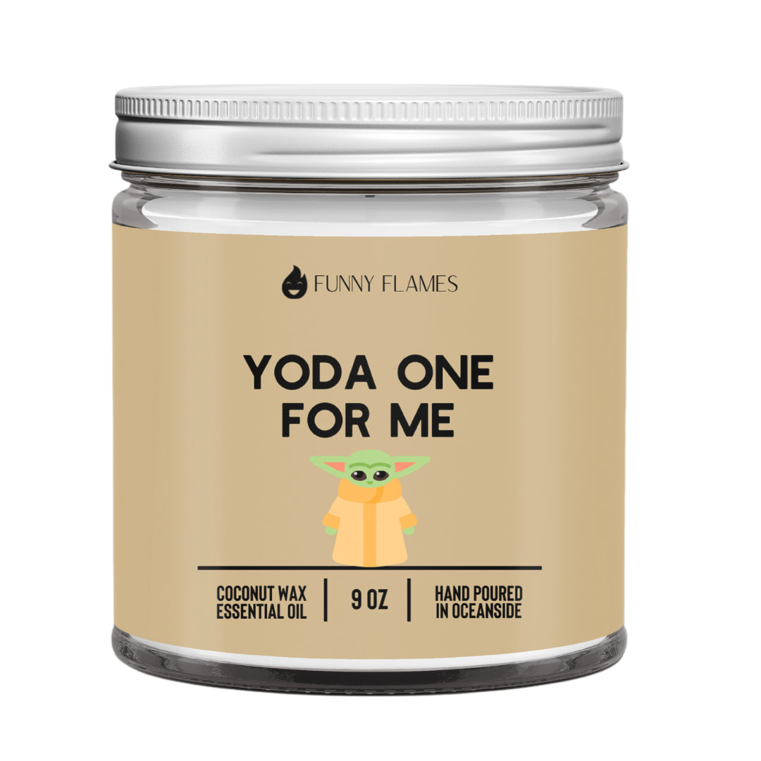Funny Flames Candle Co - Yoda One For Me Candle