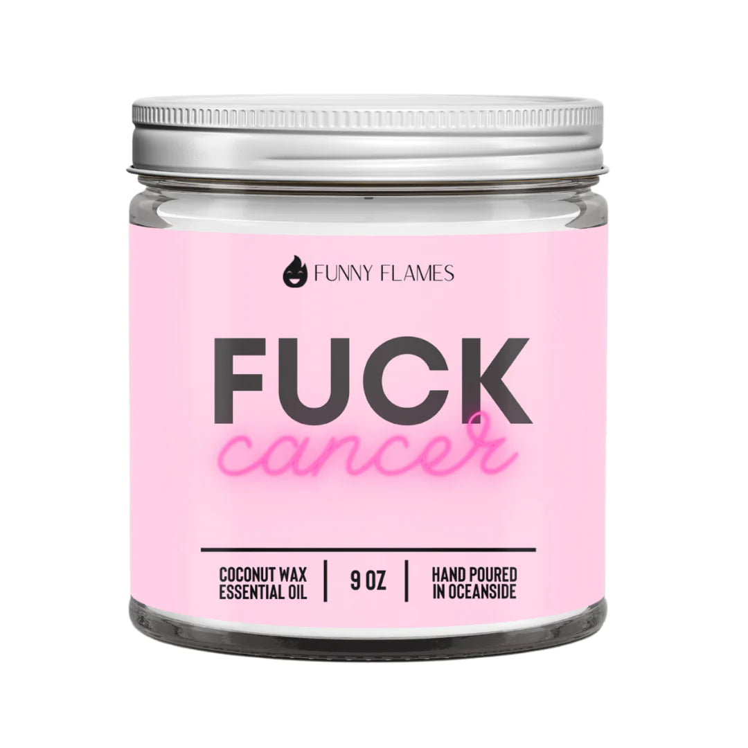 Funny Flames Candle Co - F*ck Cancer Candle