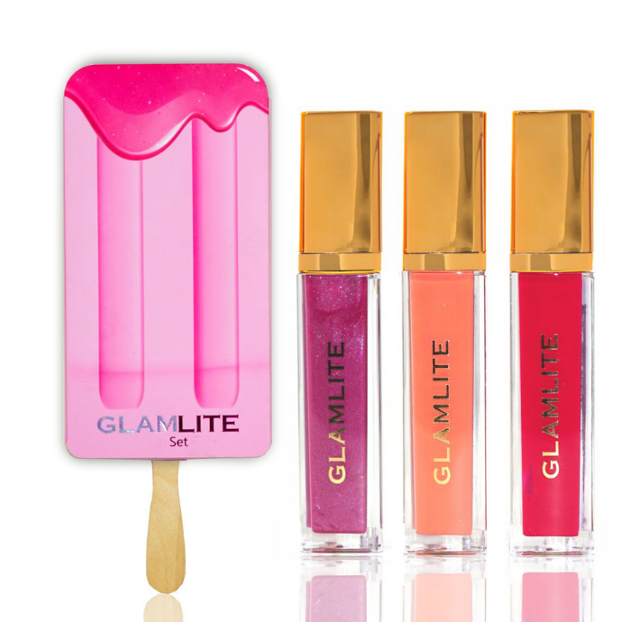 Glamlite Cosmetics - Strawberry Popsicle Set