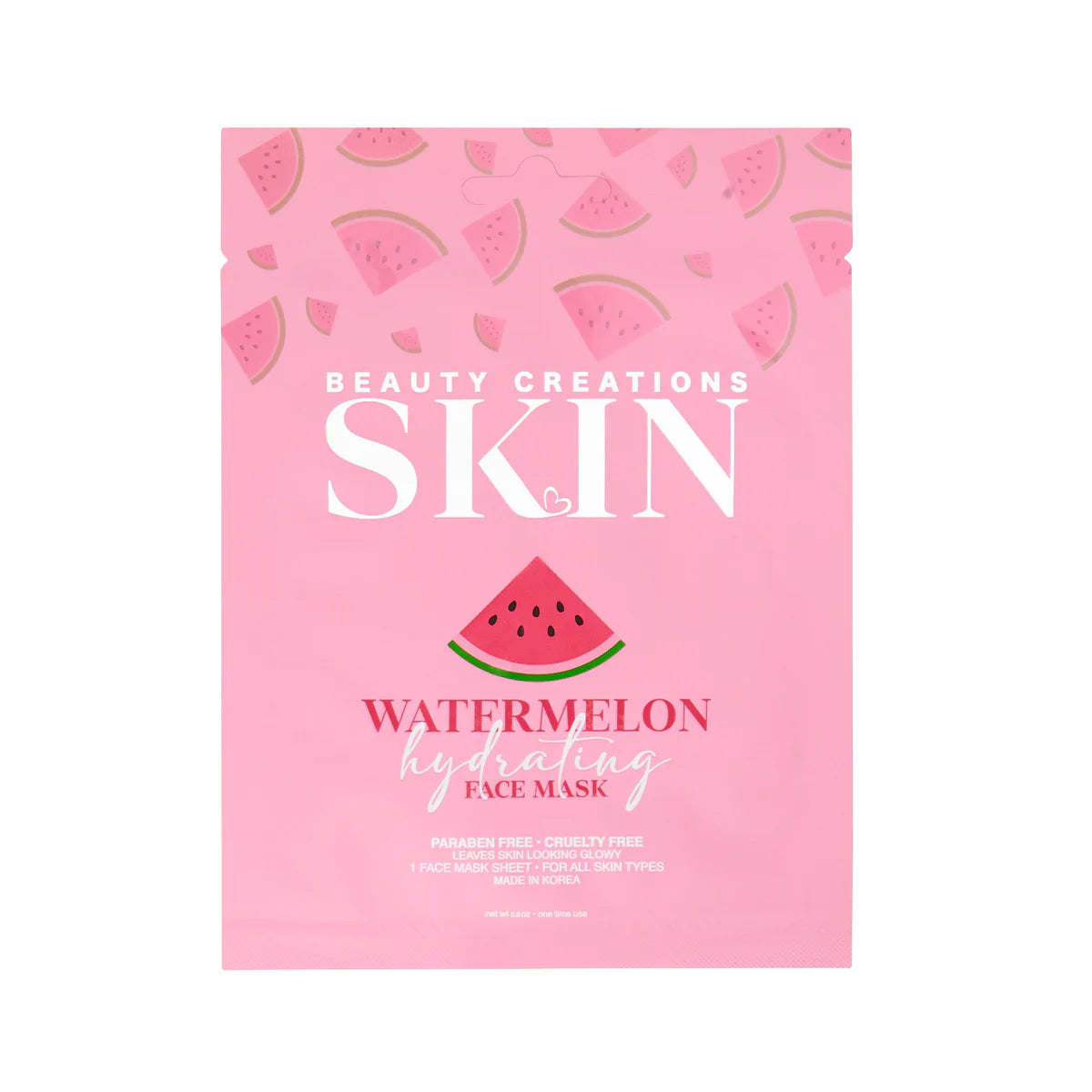 Beauty Creations - Hydrating Face Mask Watermelon