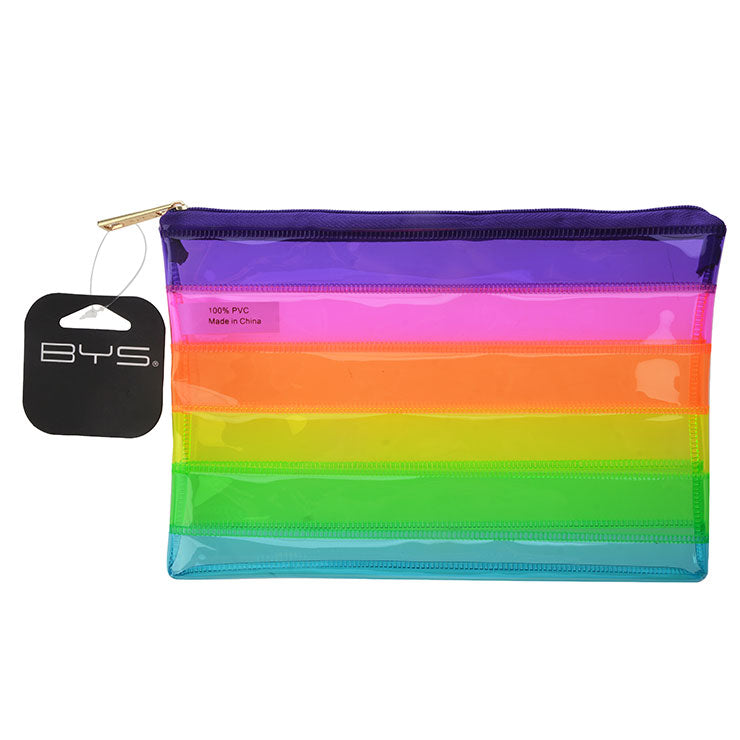 BYS - Neon Rainbow Cosmetic Bag