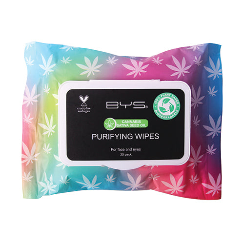 BYS - Purifying Facial Wipes with Cannabis Sativa Oil