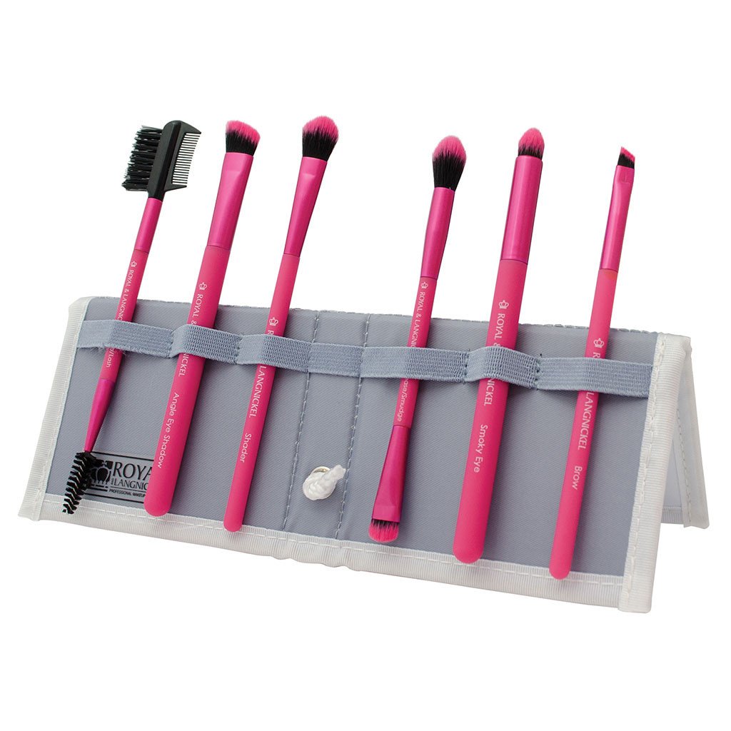 Moda - Beautiful Eyes 7pc Pink Brush Kit