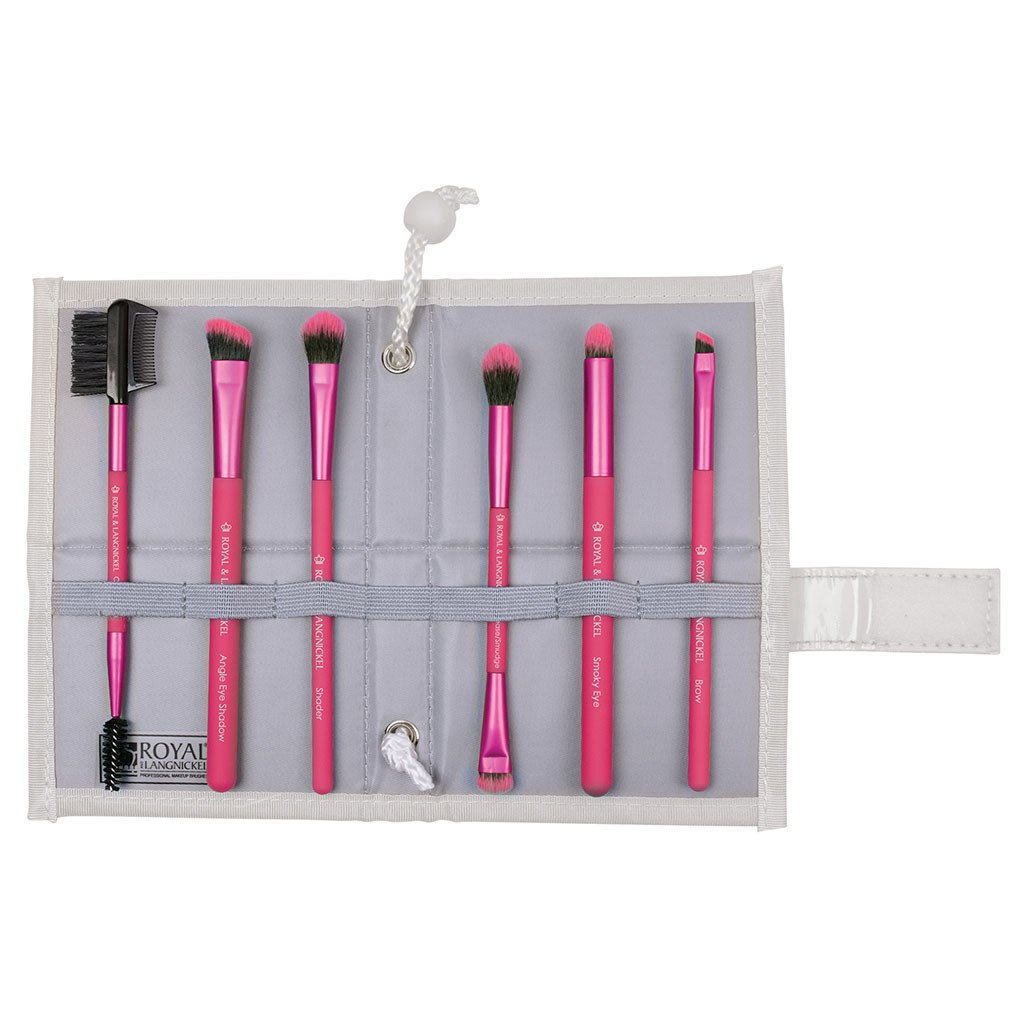Moda - Beautiful Eyes 7pc Pink Brush Kit
